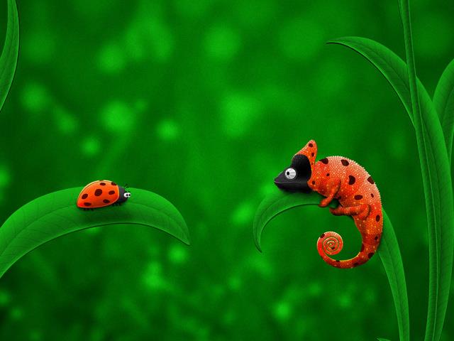 Wallpaper - ladybugandchamelen.jpg